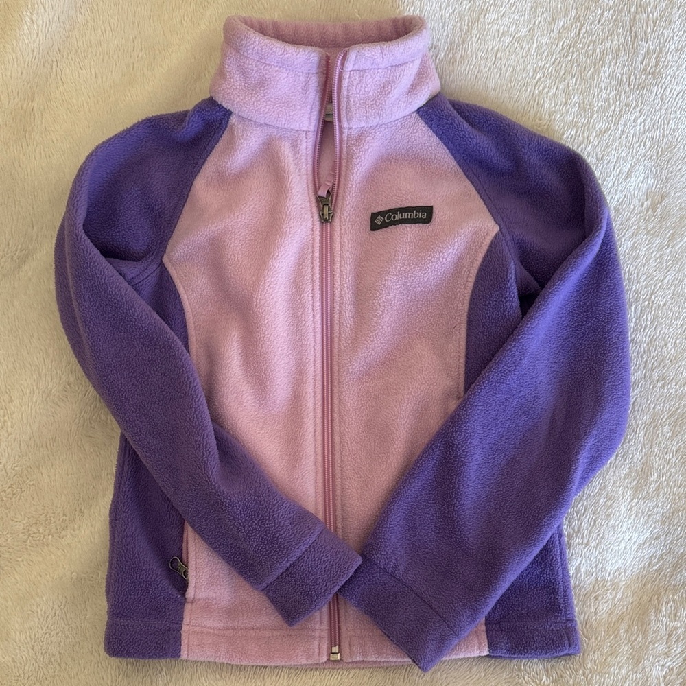 Columbia Lavender and Violet Fleece Jacket
